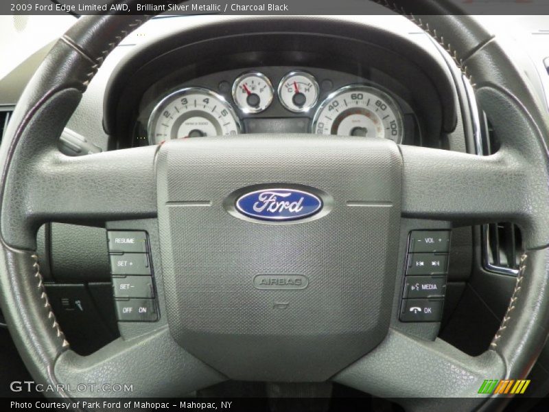 Brilliant Silver Metallic / Charcoal Black 2009 Ford Edge Limited AWD