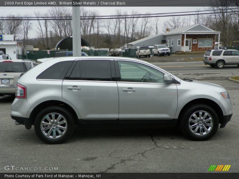 Brilliant Silver Metallic / Charcoal Black 2009 Ford Edge Limited AWD