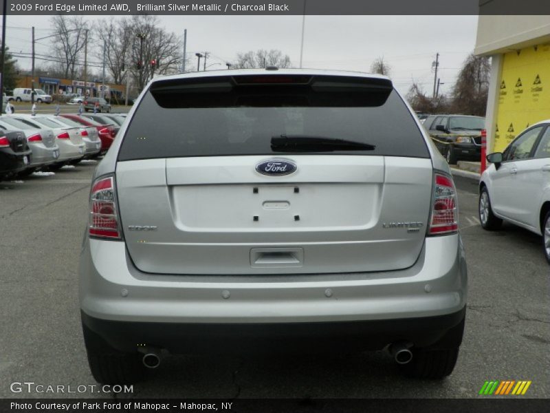 Brilliant Silver Metallic / Charcoal Black 2009 Ford Edge Limited AWD