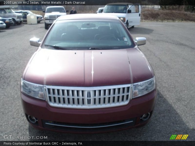 Merlot Metallic / Dark Charcoal 2007 Lincoln MKZ Sedan