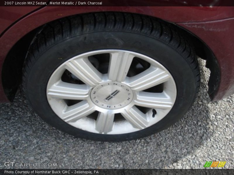 Merlot Metallic / Dark Charcoal 2007 Lincoln MKZ Sedan
