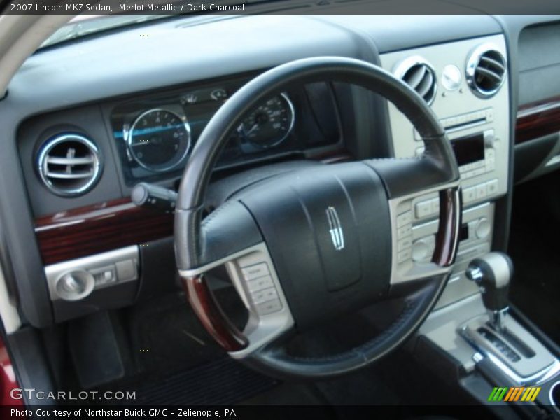 Merlot Metallic / Dark Charcoal 2007 Lincoln MKZ Sedan