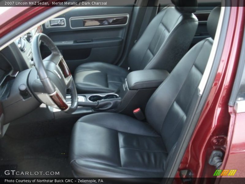 Merlot Metallic / Dark Charcoal 2007 Lincoln MKZ Sedan