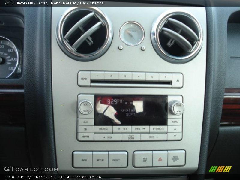 Merlot Metallic / Dark Charcoal 2007 Lincoln MKZ Sedan