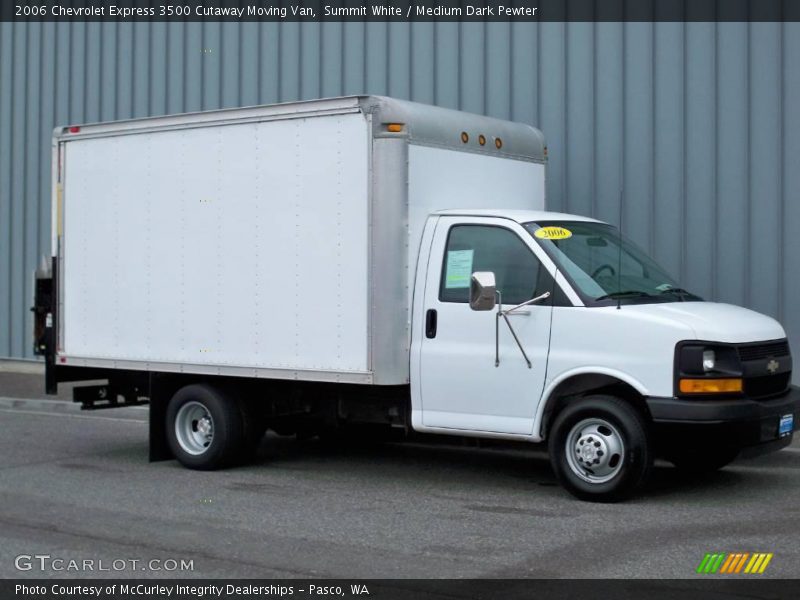 Summit White / Medium Dark Pewter 2006 Chevrolet Express 3500 Cutaway Moving Van