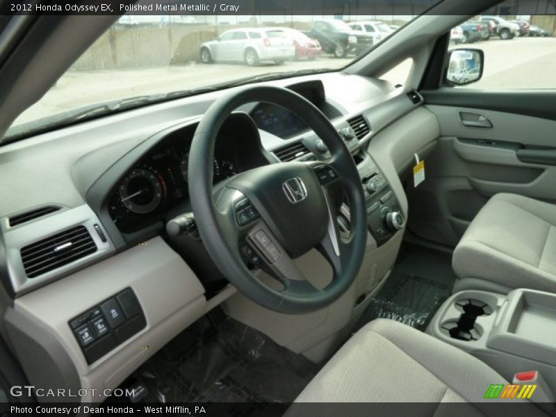 Polished Metal Metallic / Gray 2012 Honda Odyssey EX
