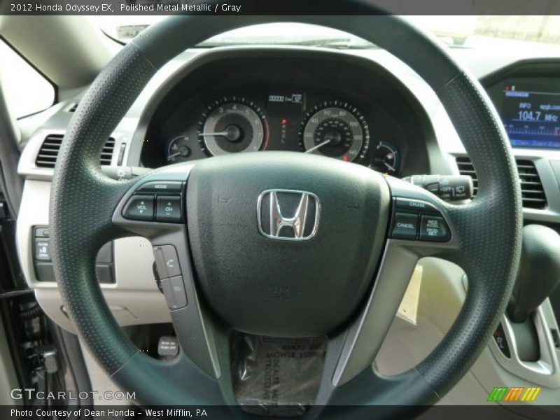 Polished Metal Metallic / Gray 2012 Honda Odyssey EX