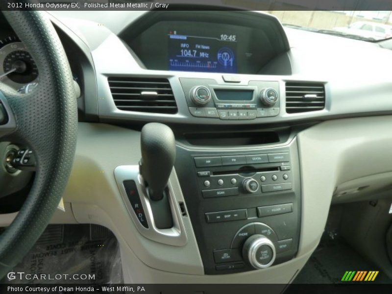 Polished Metal Metallic / Gray 2012 Honda Odyssey EX