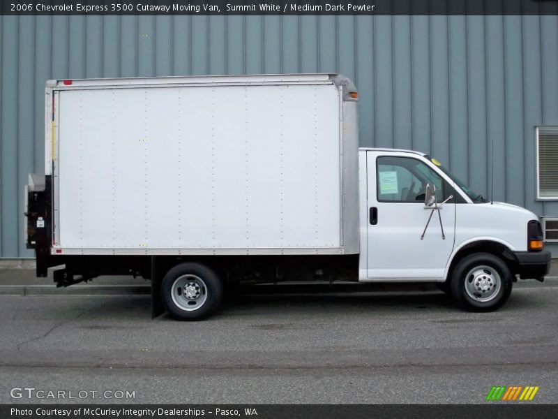 Summit White / Medium Dark Pewter 2006 Chevrolet Express 3500 Cutaway Moving Van