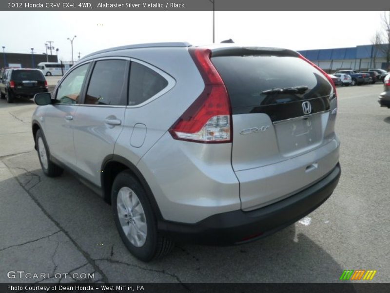 Alabaster Silver Metallic / Black 2012 Honda CR-V EX-L 4WD