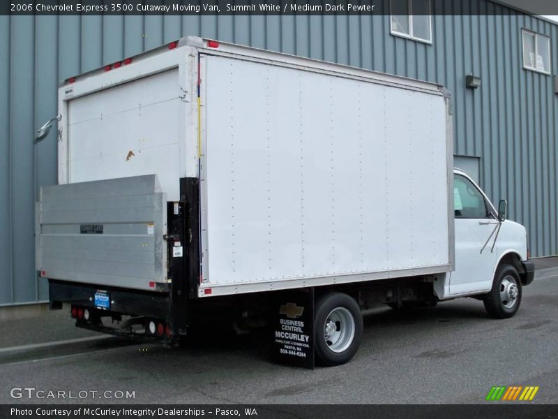 Summit White / Medium Dark Pewter 2006 Chevrolet Express 3500 Cutaway Moving Van