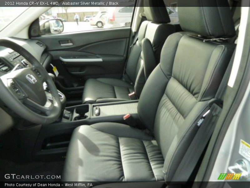Alabaster Silver Metallic / Black 2012 Honda CR-V EX-L 4WD