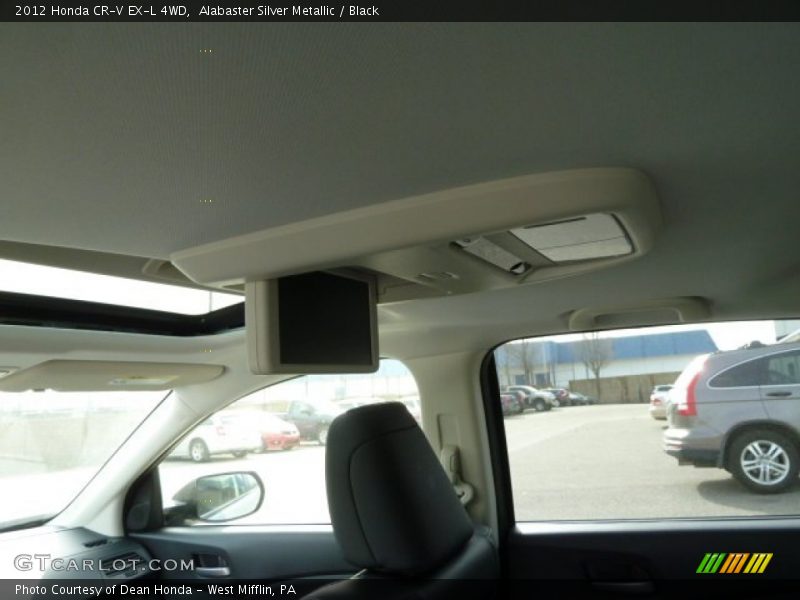 Alabaster Silver Metallic / Black 2012 Honda CR-V EX-L 4WD