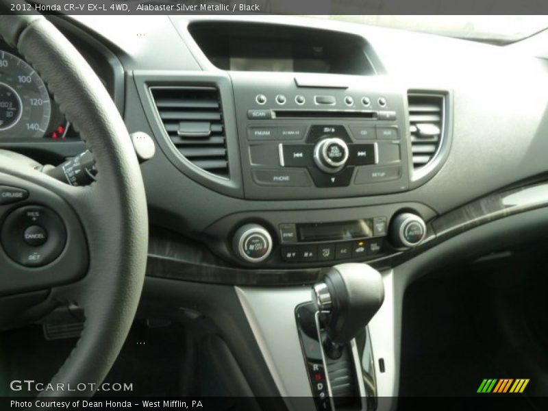 Alabaster Silver Metallic / Black 2012 Honda CR-V EX-L 4WD