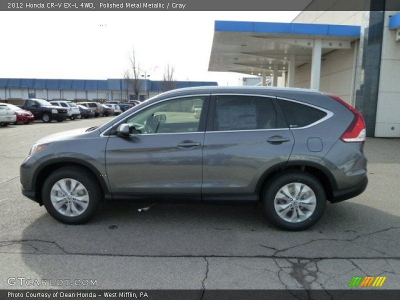 Polished Metal Metallic / Gray 2012 Honda CR-V EX-L 4WD