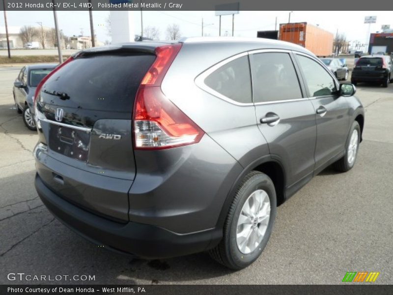 Polished Metal Metallic / Gray 2012 Honda CR-V EX-L 4WD