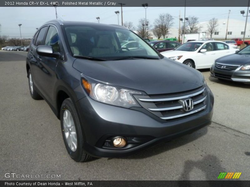 Polished Metal Metallic / Gray 2012 Honda CR-V EX-L 4WD