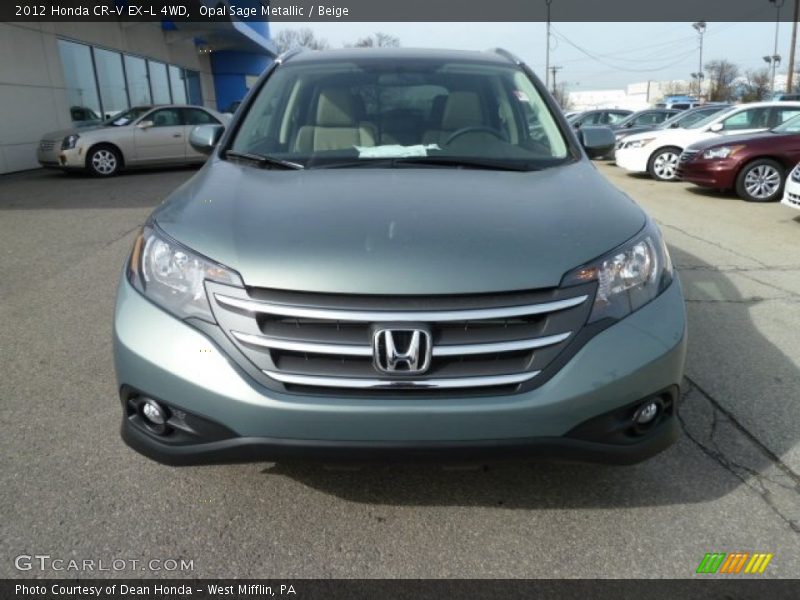 Opal Sage Metallic / Beige 2012 Honda CR-V EX-L 4WD