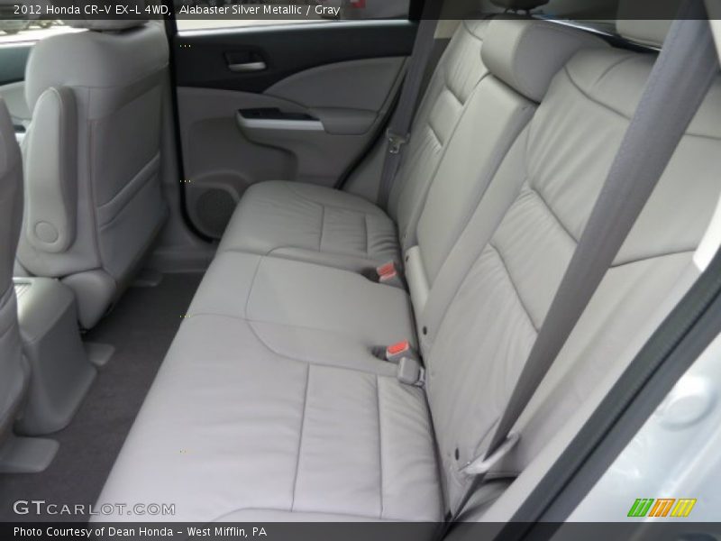 Alabaster Silver Metallic / Gray 2012 Honda CR-V EX-L 4WD