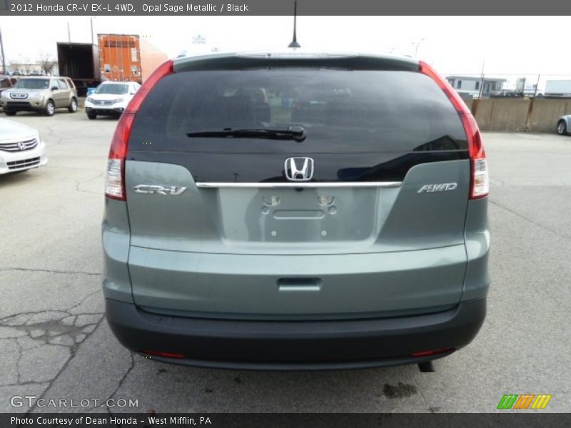 Opal Sage Metallic / Black 2012 Honda CR-V EX-L 4WD