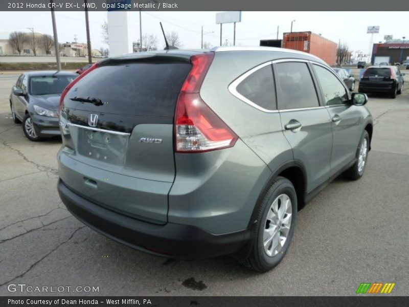 Opal Sage Metallic / Black 2012 Honda CR-V EX-L 4WD