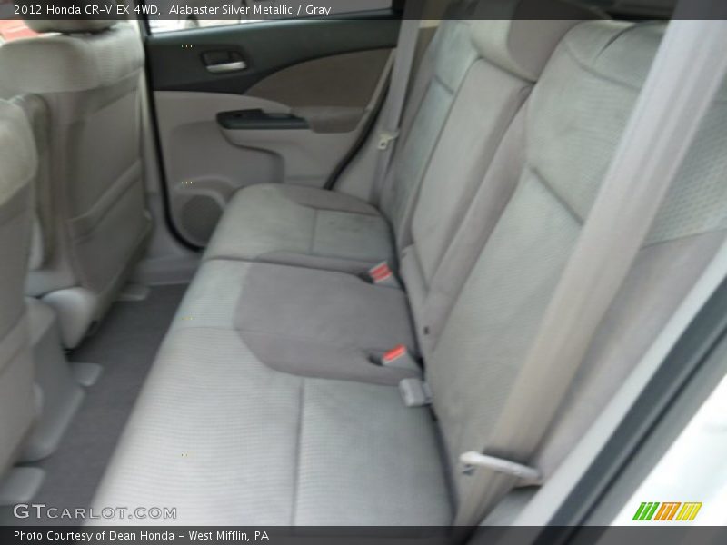 Alabaster Silver Metallic / Gray 2012 Honda CR-V EX 4WD