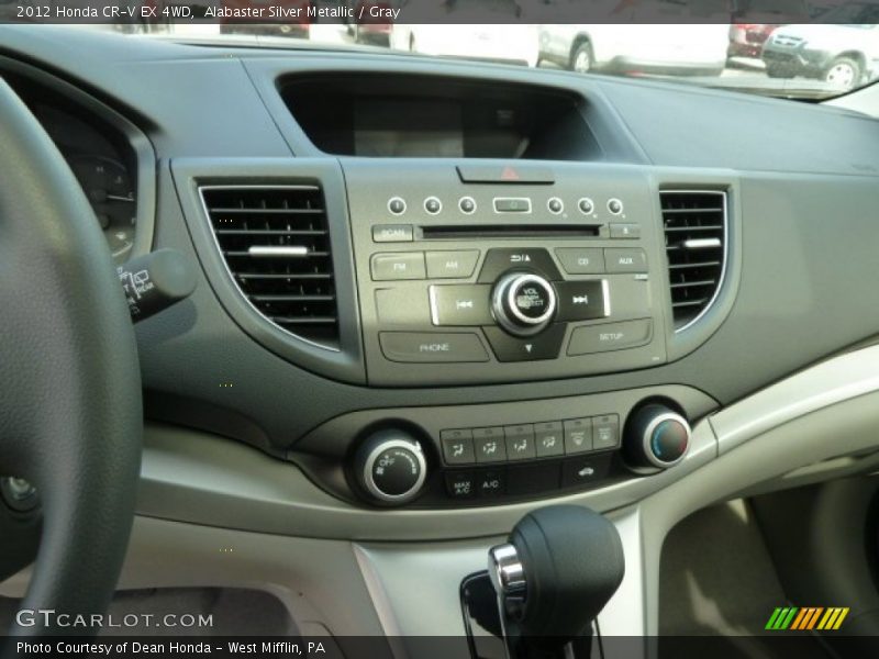 Alabaster Silver Metallic / Gray 2012 Honda CR-V EX 4WD