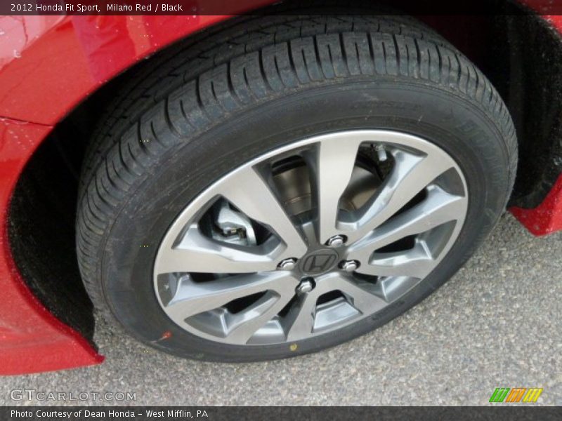 Milano Red / Black 2012 Honda Fit Sport