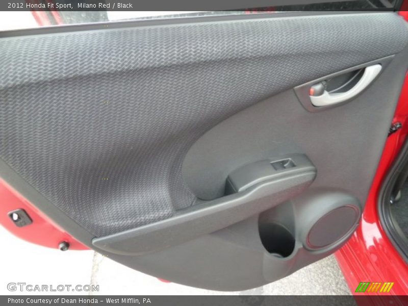 Milano Red / Black 2012 Honda Fit Sport