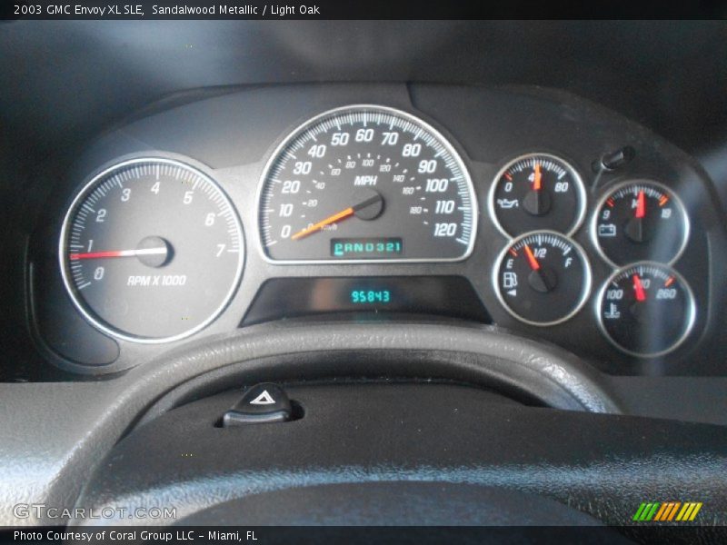 Sandalwood Metallic / Light Oak 2003 GMC Envoy XL SLE