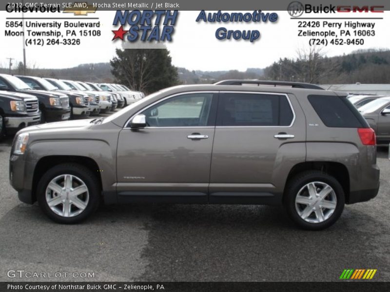 Mocha Steel Metallic / Jet Black 2012 GMC Terrain SLE AWD