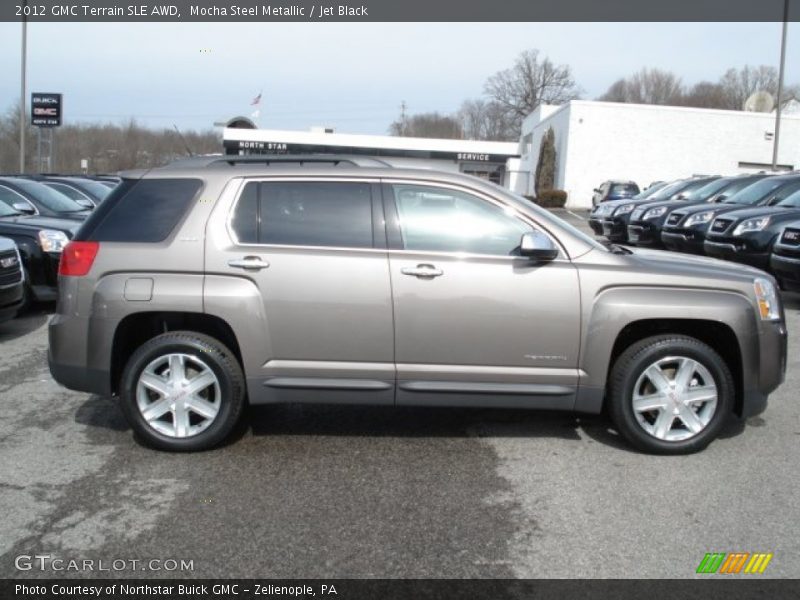 Mocha Steel Metallic / Jet Black 2012 GMC Terrain SLE AWD