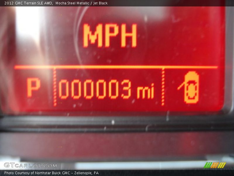Mocha Steel Metallic / Jet Black 2012 GMC Terrain SLE AWD