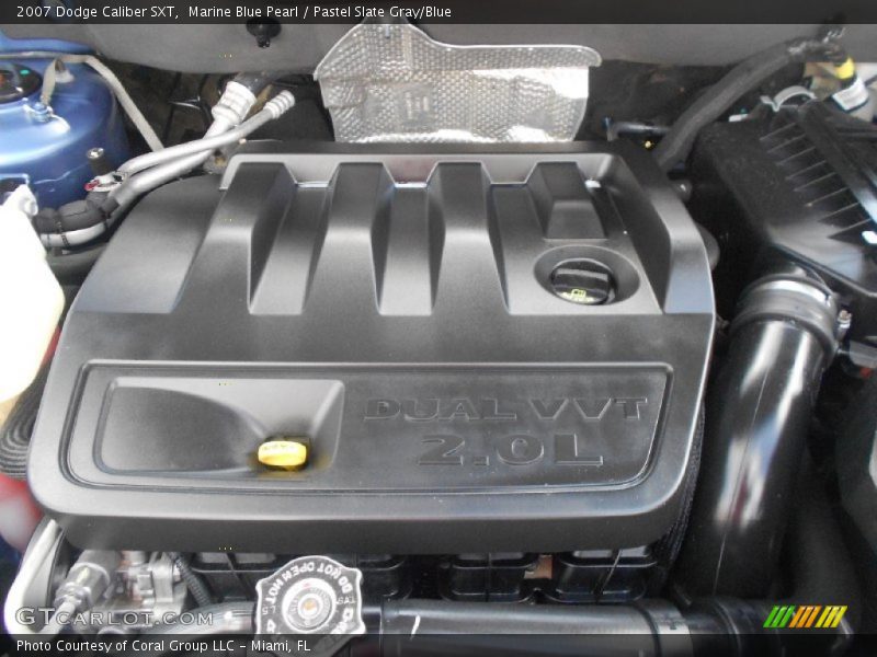 Marine Blue Pearl / Pastel Slate Gray/Blue 2007 Dodge Caliber SXT