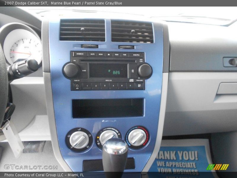 Marine Blue Pearl / Pastel Slate Gray/Blue 2007 Dodge Caliber SXT