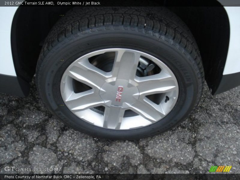 Olympic White / Jet Black 2012 GMC Terrain SLE AWD