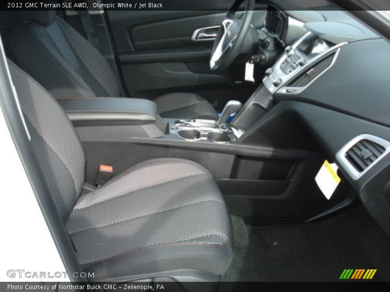 Olympic White / Jet Black 2012 GMC Terrain SLE AWD