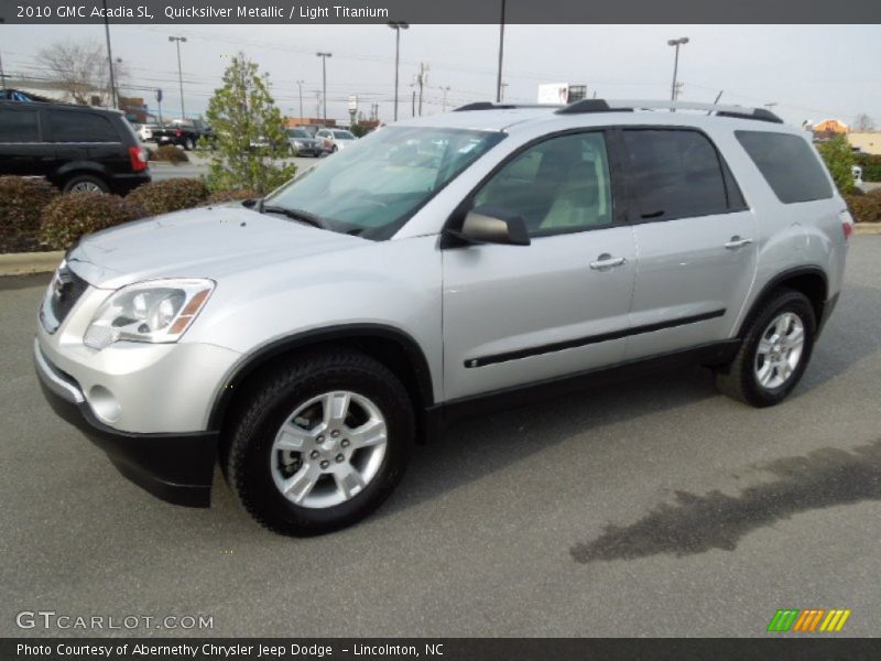 Quicksilver Metallic / Light Titanium 2010 GMC Acadia SL