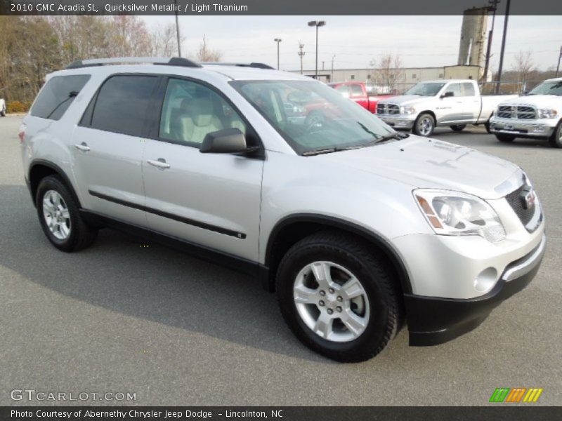 Quicksilver Metallic / Light Titanium 2010 GMC Acadia SL