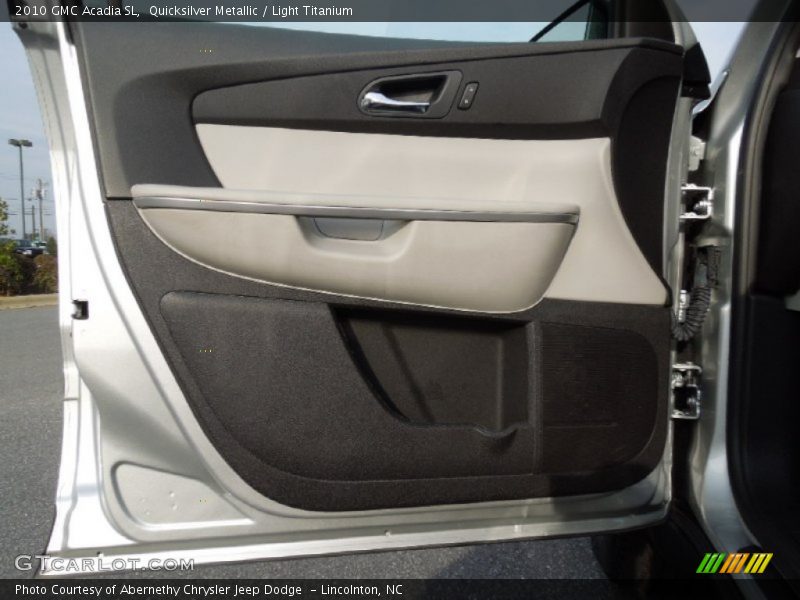 Quicksilver Metallic / Light Titanium 2010 GMC Acadia SL