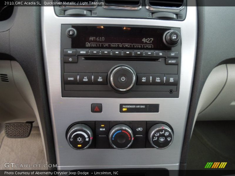 Quicksilver Metallic / Light Titanium 2010 GMC Acadia SL