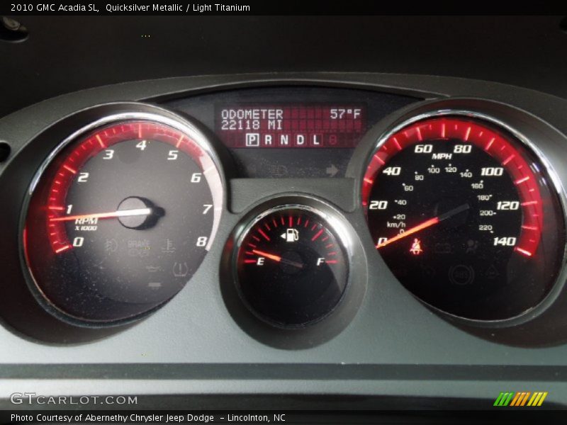 Quicksilver Metallic / Light Titanium 2010 GMC Acadia SL