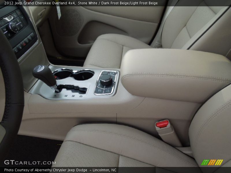 Stone White / Dark Frost Beige/Light Frost Beige 2012 Jeep Grand Cherokee Overland 4x4