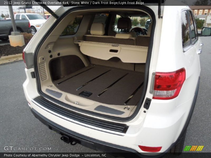 Stone White / Dark Frost Beige/Light Frost Beige 2012 Jeep Grand Cherokee Overland 4x4