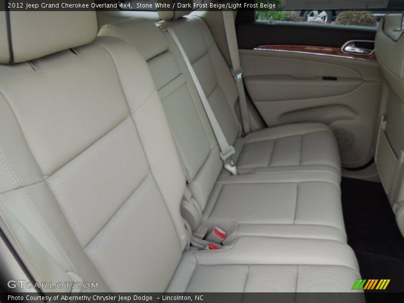 Stone White / Dark Frost Beige/Light Frost Beige 2012 Jeep Grand Cherokee Overland 4x4