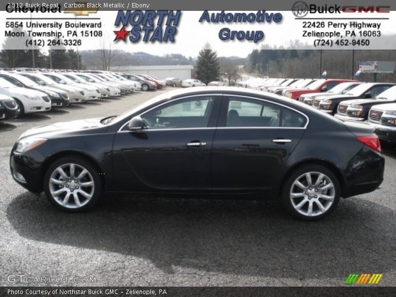 Carbon Black Metallic / Ebony 2012 Buick Regal