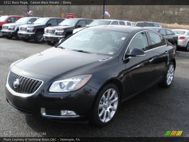 Carbon Black Metallic / Ebony 2012 Buick Regal