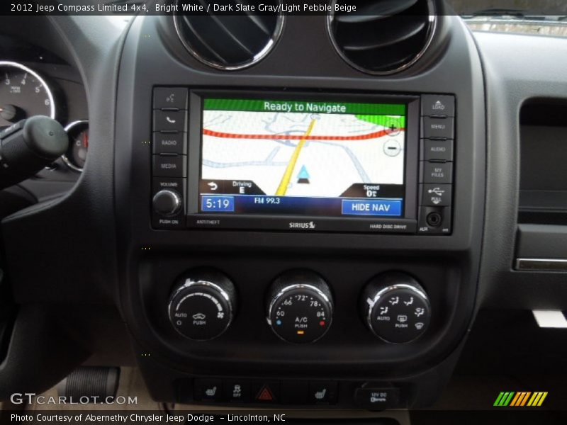 Navigation of 2012 Compass Limited 4x4