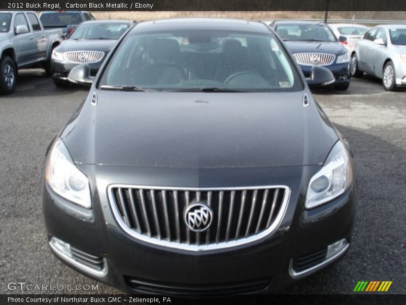 Carbon Black Metallic / Ebony 2012 Buick Regal