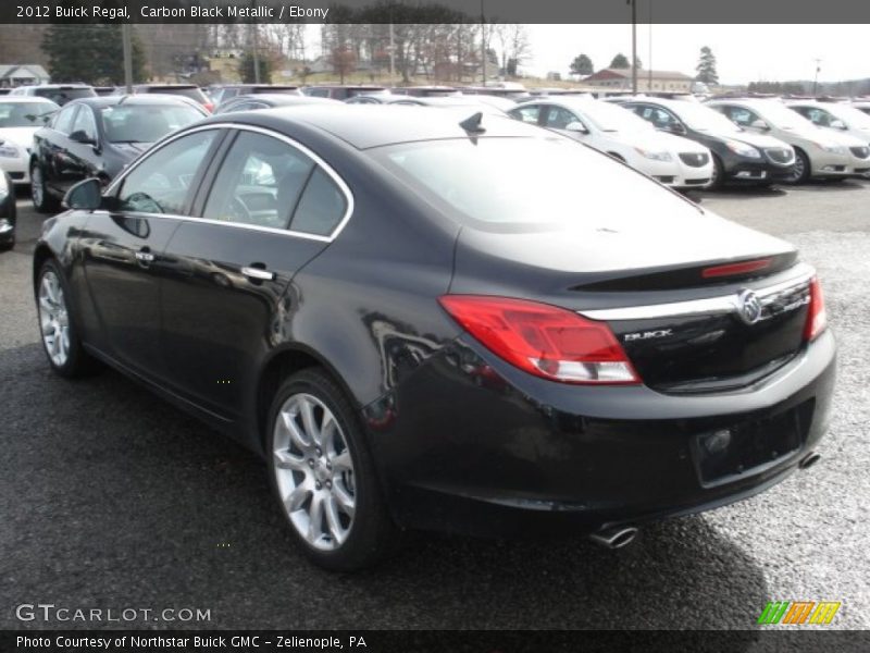 Carbon Black Metallic / Ebony 2012 Buick Regal